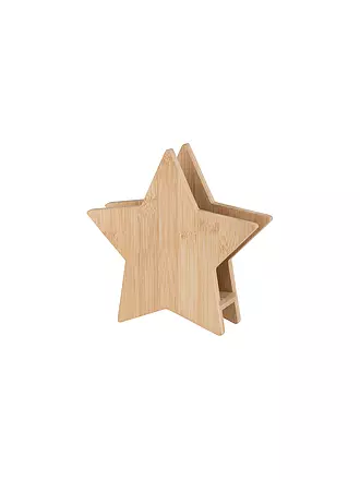 RAEDER | Bambus Serviettenhalter Stern 18,5x5x18cm |